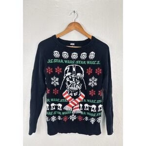 Star Wars Darth Vader Sweater Ugly Christmas Party Contest Pullover Size XS